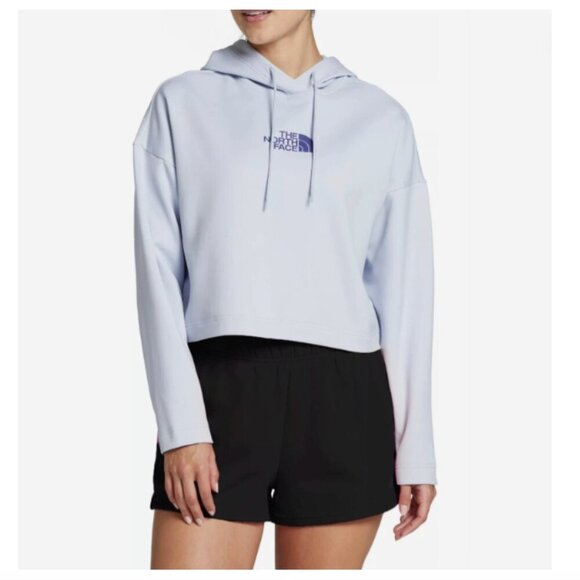 North Face Women’s Horizon Performance Fleece Hoodie Cropped Size Large NF0A8750 - Picture 4 of 11